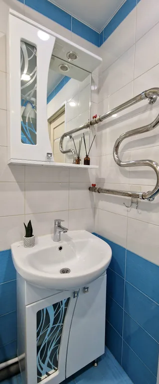 Квартира двухкомнатная на улице Ярославской, 55 м², Екатеринбург — ванная комната, фото 3
