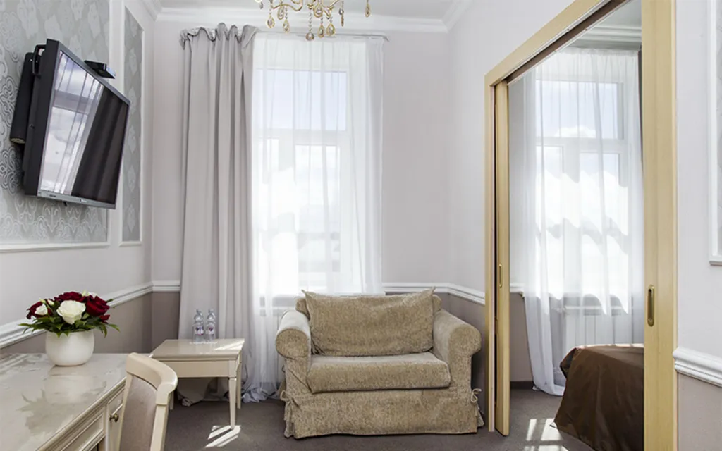 Двухместный номер с 1 кроватью Фонтанка Сьют