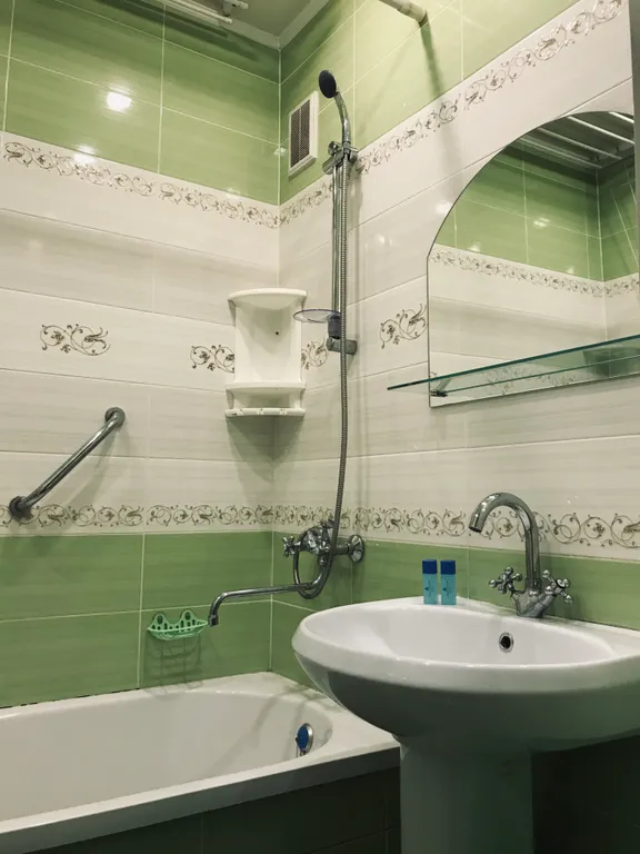 Квартира однокомнатная в Советском, 38 м², Красноярск — ванная комната