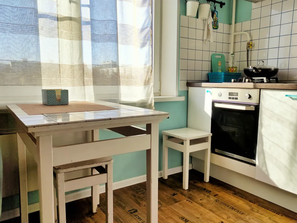 Квартира однокомнатная у Южной, в Чертаново Северное, 34 м², Москва — кухня