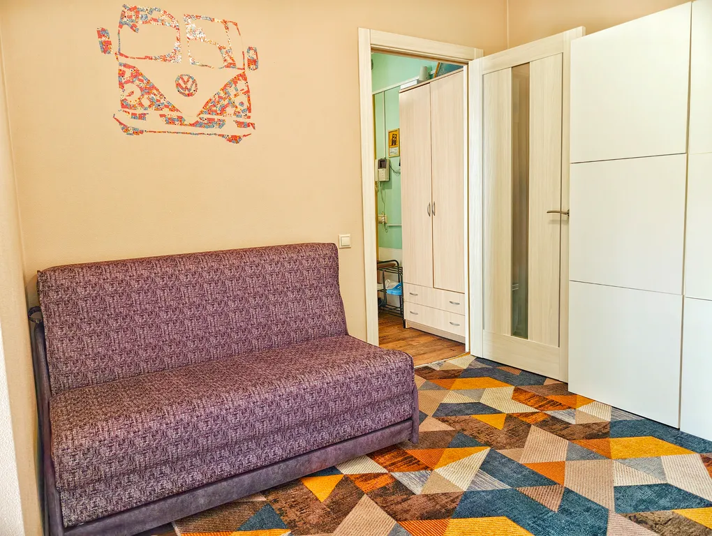 Квартира однокомнатная у Южной, в Чертаново Северное, 34 м², Москва — спальня, фото 6