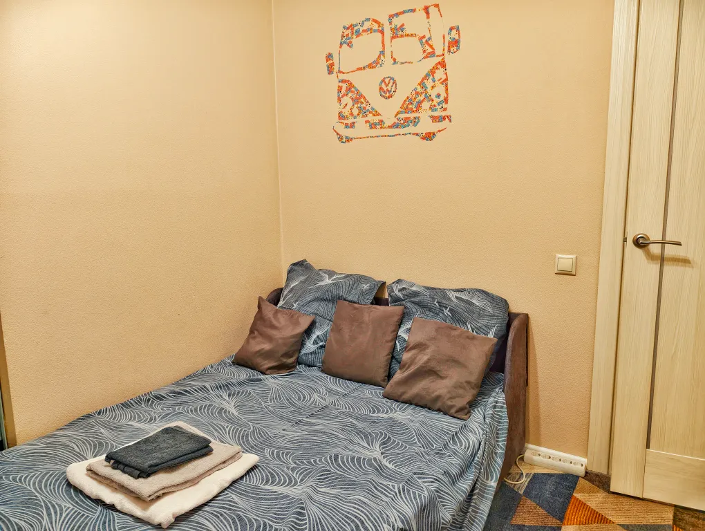 Квартира однокомнатная у Южной, в Чертаново Северное, 34 м², Москва — спальня, фото 7