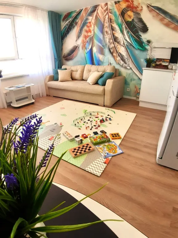 Студия однокомнатная на улице Академика Колмогорова, 27 м², Ярославль — спальня, фото 2