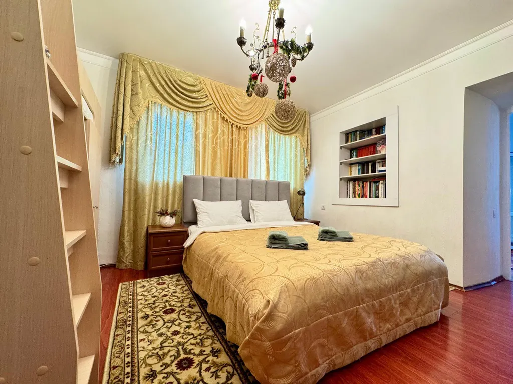 Апартаменты двухкомнатные на проспекте Кирова, 38 м², Пятигорск — спальня, фото 3