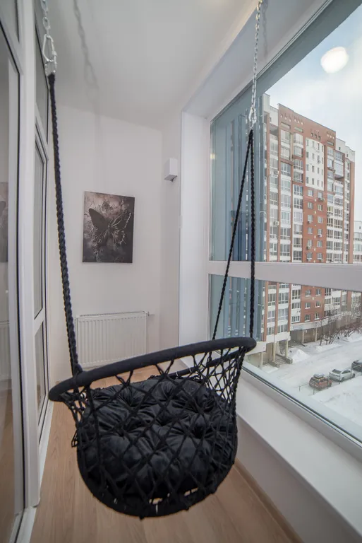 Квартира однокомнатная в Кировском, 44 м², Екатеринбург — вид из окна, фото 2