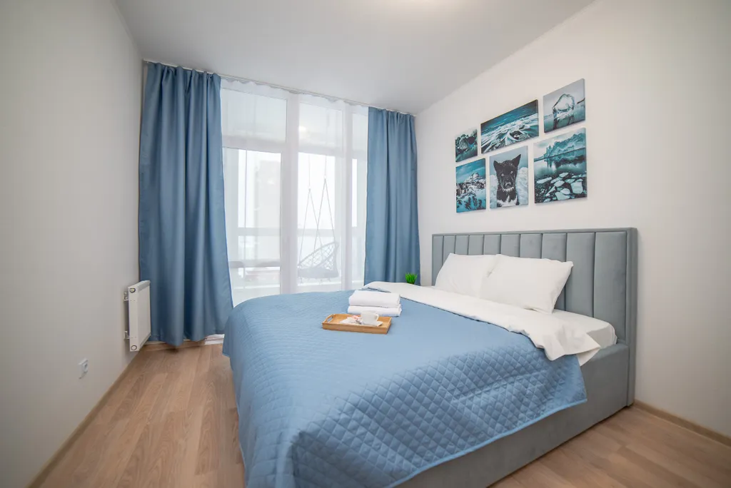 Квартира однокомнатная в Кировском, 44 м², Екатеринбург — спальня, фото 7