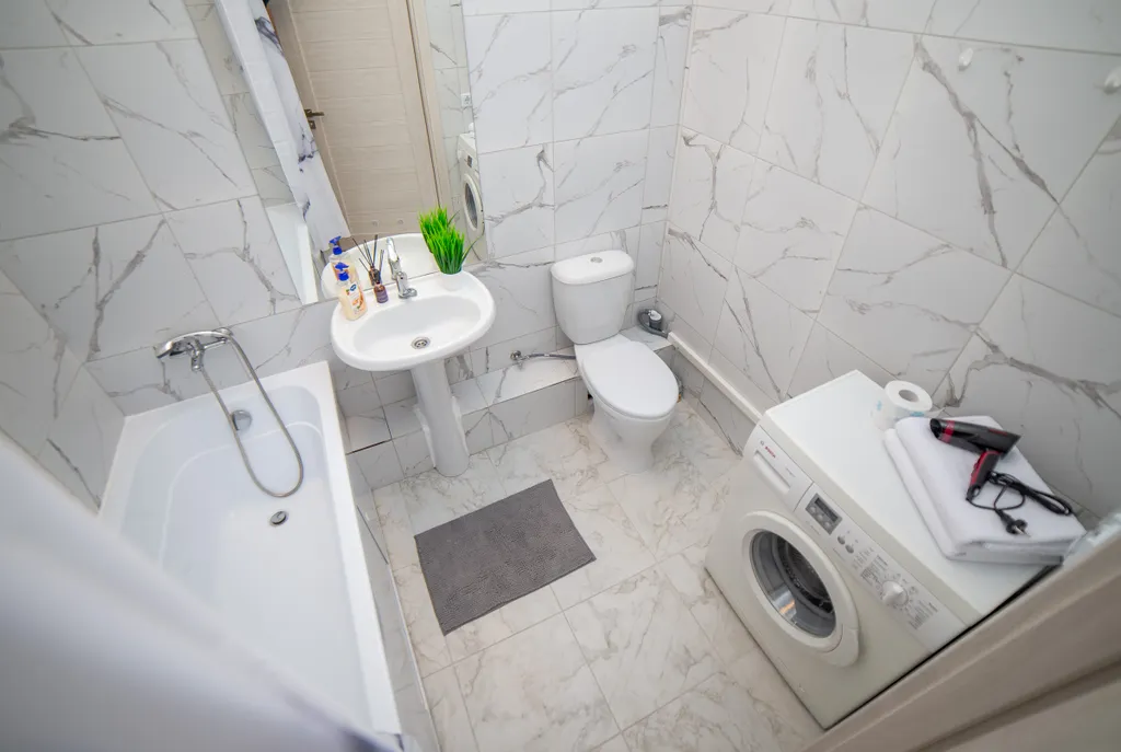 Квартира однокомнатная в Кировском, 44 м², Екатеринбург — ванная комната, фото 2