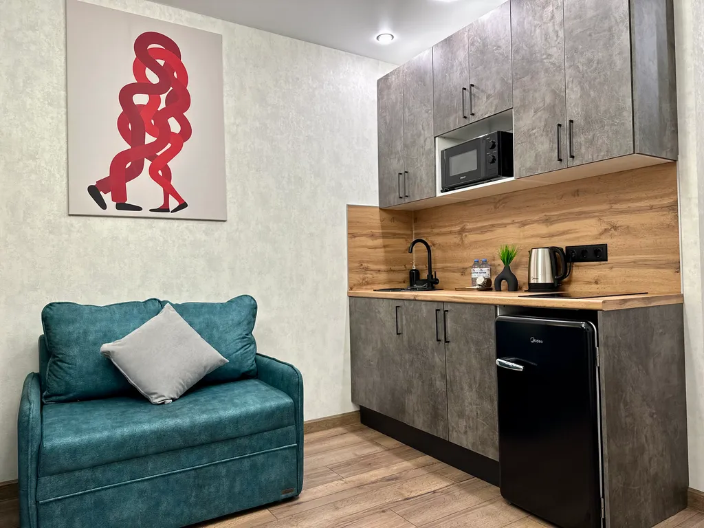 Квартира однокомнатная у Рассказовки, в Внуково, 21 м², Москва — кухня