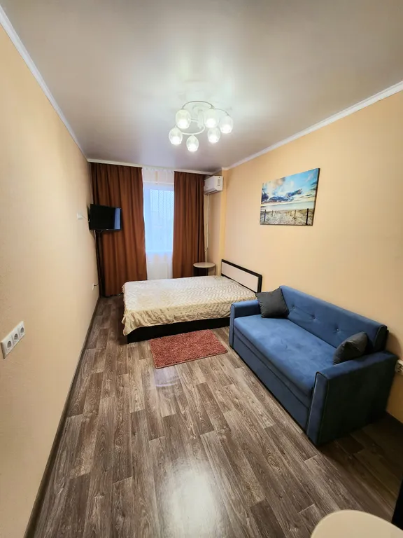 Квартира однокомнатная на бульваре Комарова, 40 м², Ростов-на-Дону — спальня, фото 4