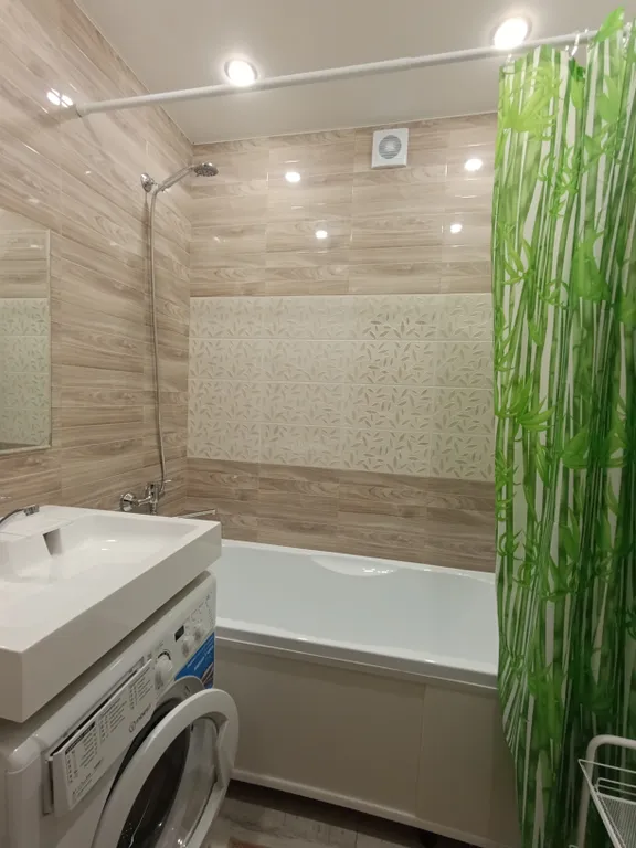 Квартира двухкомнатная на улице Молокозаводской, 60 м², Арзамас — ванная комната