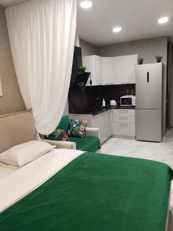 Студия однокомнатная в переулке Горького, 28 м², Сочи — фото 3