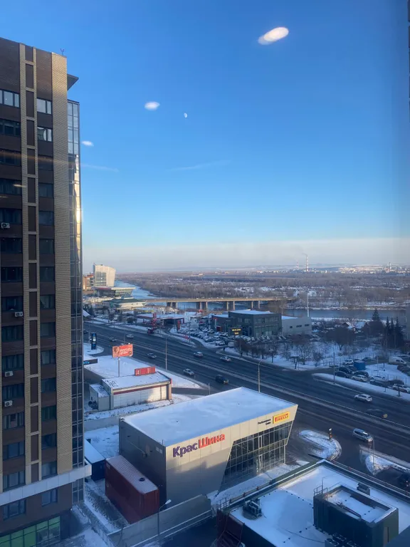 Апартаменты однокомнатные в Советском, 28 м², Красноярск — вид из окна, фото 2