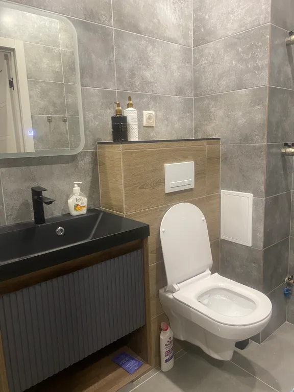 Апартаменты однокомнатные в Советском, 28 м², Красноярск — ванная комната, фото 2