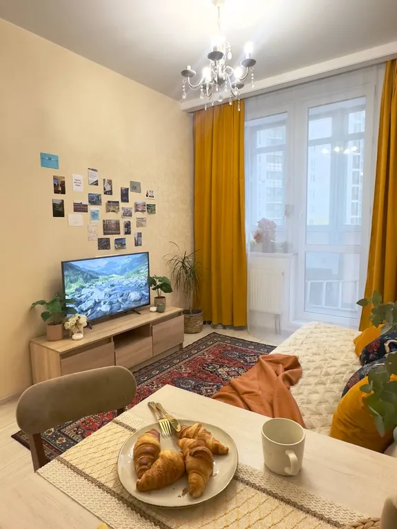 Квартира однокомнатная у Пыхтино, в Внуково, 39 м², Москва — спальня, фото 7