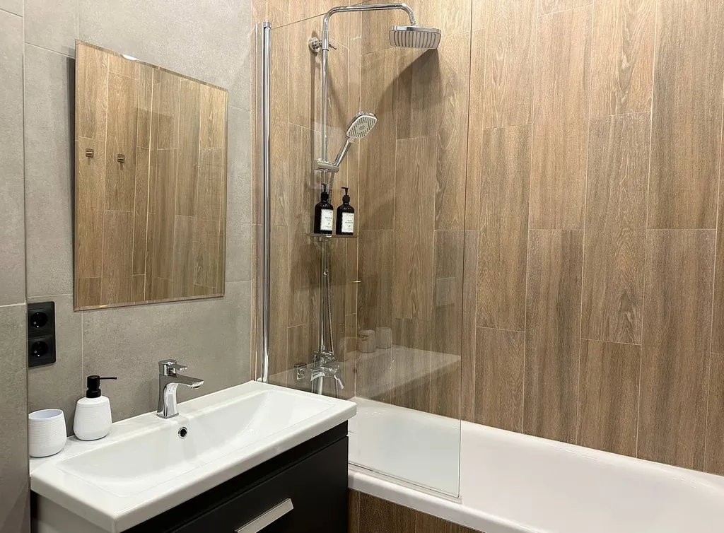 Квартира однокомнатная в Нижегородском, 40 м², Нижний Новгород — ванная комната