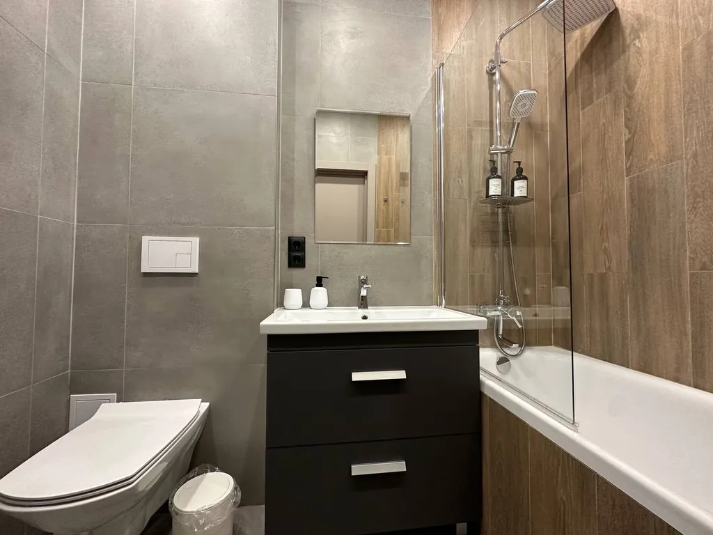 Квартира однокомнатная в Нижегородском, 40 м², Нижний Новгород — ванная комната, фото 2