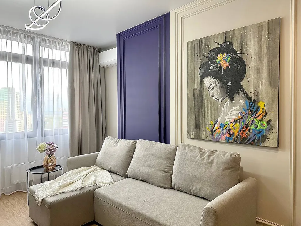 Квартира однокомнатная в Нижегородском, 40 м², Нижний Новгород — спальня, фото 2
