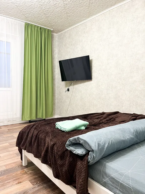Квартира однокомнатная в Центральном, 35 м², Красноярск — спальня