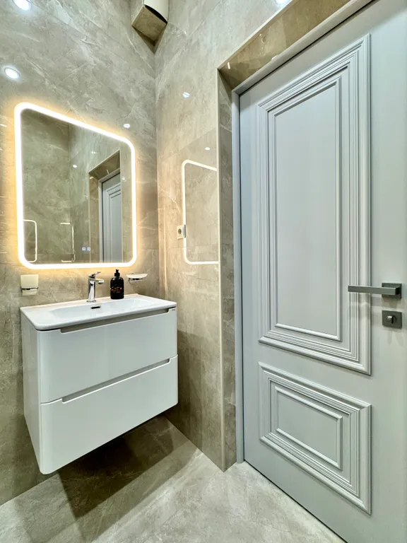 Квартира двухкомнатная на улице Луначарского, 78 м², Ессентуки — фото 10