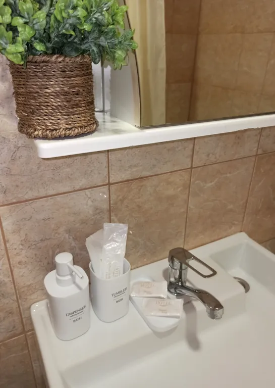 Квартира однокомнатная на улице Александра Покрышкина, 48 м², Краснодар — ванная комната, фото 4