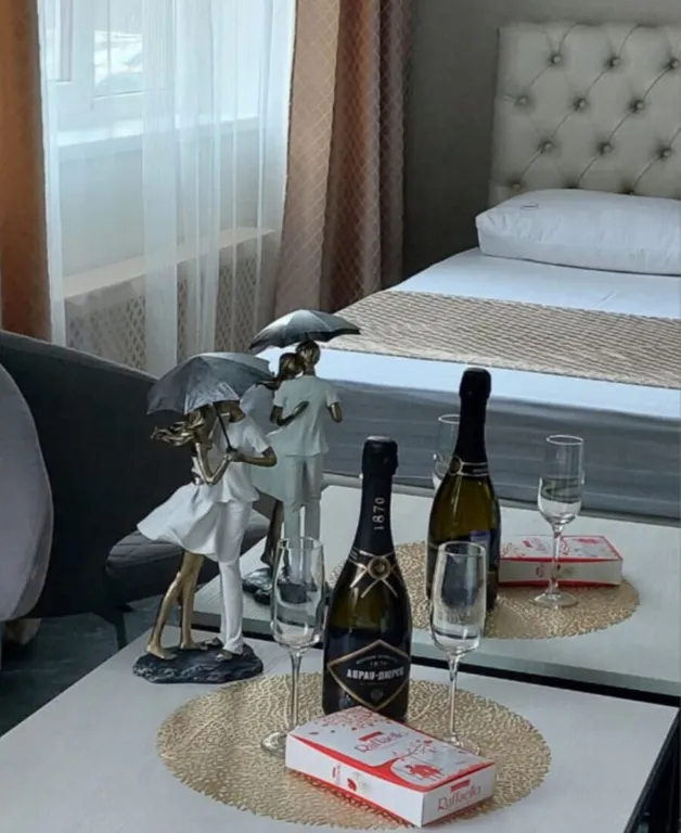 Двухместный номер с 1 кроватью Премиум АКВА с гидромассажной ванной