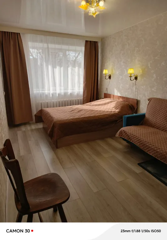 Квартира двухкомнатная на улице Прудовой, 46 м², Печоры — спальня, фото 3