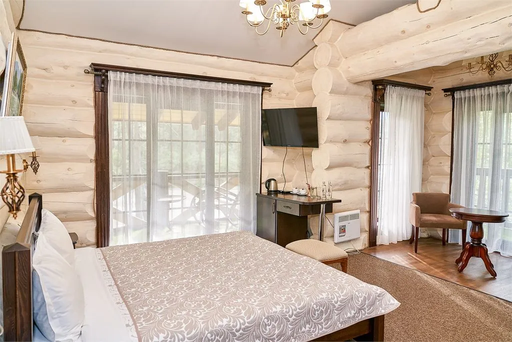 Двухместный номер с 1 кроватью ECO house — общий вид