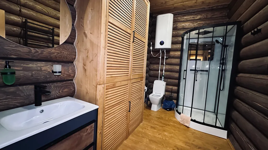 Дом Дом из сруба №8 с террасой для 8-10 гостей