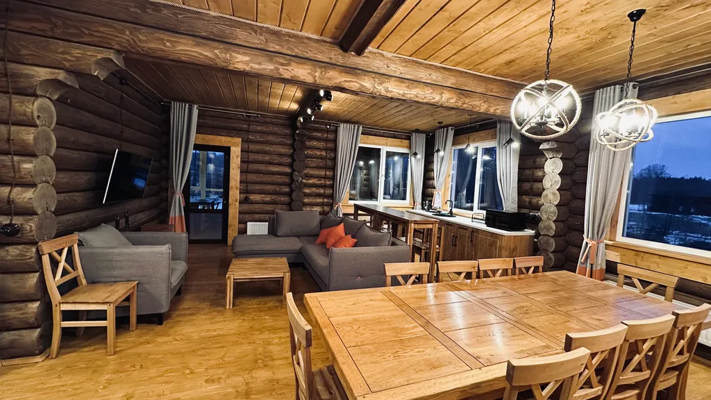 Дом Дом из сруба №8 с террасой для 8-10 гостей