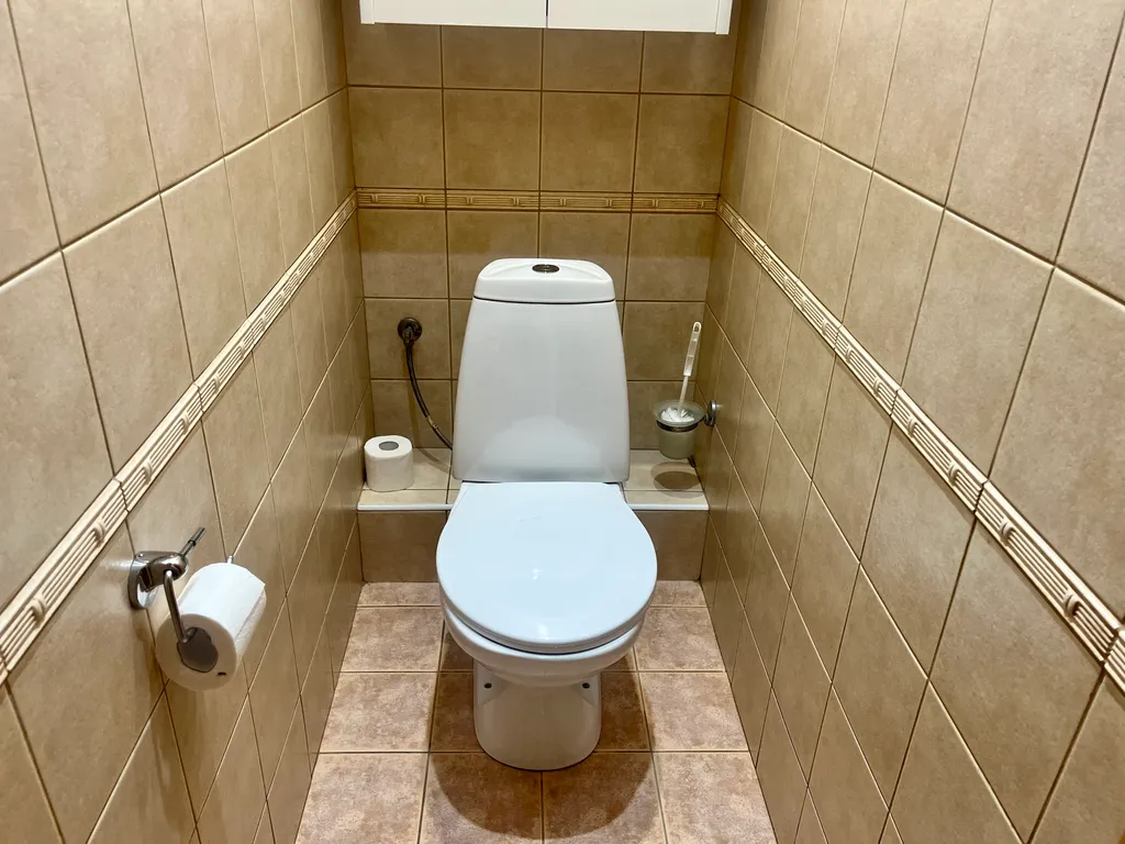 Квартира трёхкомнатная у Арбатской, в Арбате, 75 м², Москва — ванная комната, фото 2