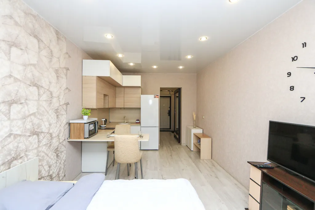 Студия однокомнатная в переулке Археолога Михаила Герасимова, 30 м², Иркутск — фото 4