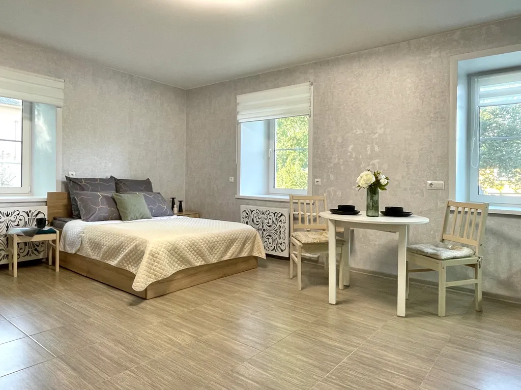 Квартира однокомнатная на улице Минеральной, 29 м², Старая Русса — спальня, фото 2
