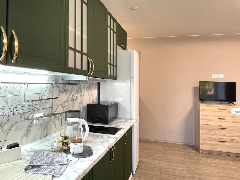 Квартира однокомнатная на улице Минеральной, 29 м², Старая Русса — кухня, фото 4