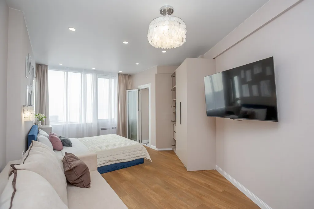 Квартира двухкомнатная в Ленинском, 50 м², Владивосток — спальня, фото 7