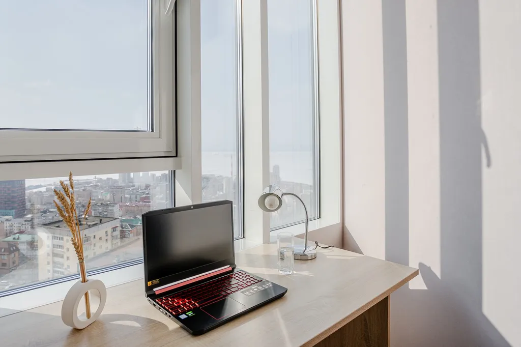 Квартира двухкомнатная в Ленинском, 50 м², Владивосток — вид из окна, фото 4