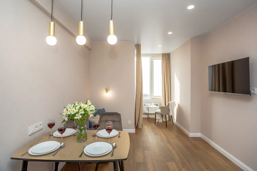 Квартира двухкомнатная в Ленинском, 50 м², Владивосток — кухня, фото 4