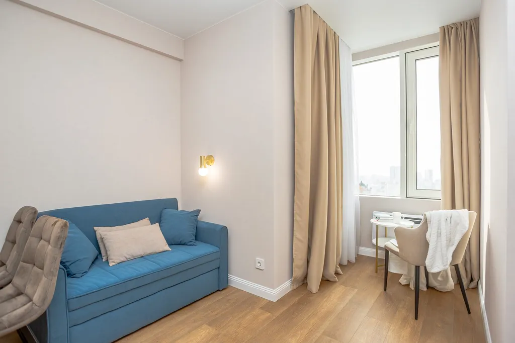 Квартира двухкомнатная в Ленинском, 50 м², Владивосток — спальня, фото 10