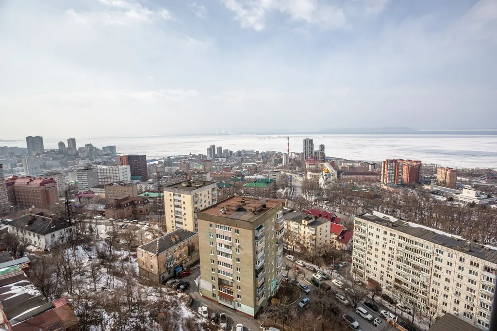 Квартира двухкомнатная в Ленинском, 50 м², Владивосток — вид из окна, фото 5