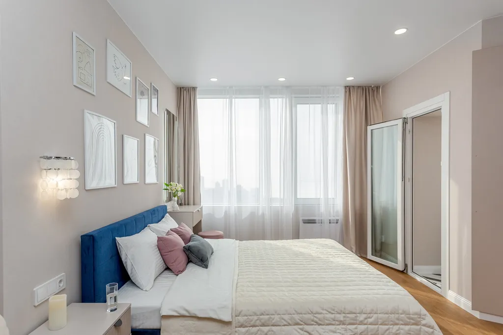 Квартира двухкомнатная в Ленинском, 50 м², Владивосток — спальня, фото 3