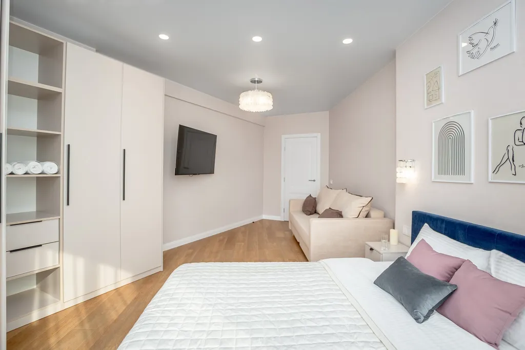 Квартира двухкомнатная в Ленинском, 50 м², Владивосток — спальня, фото 4