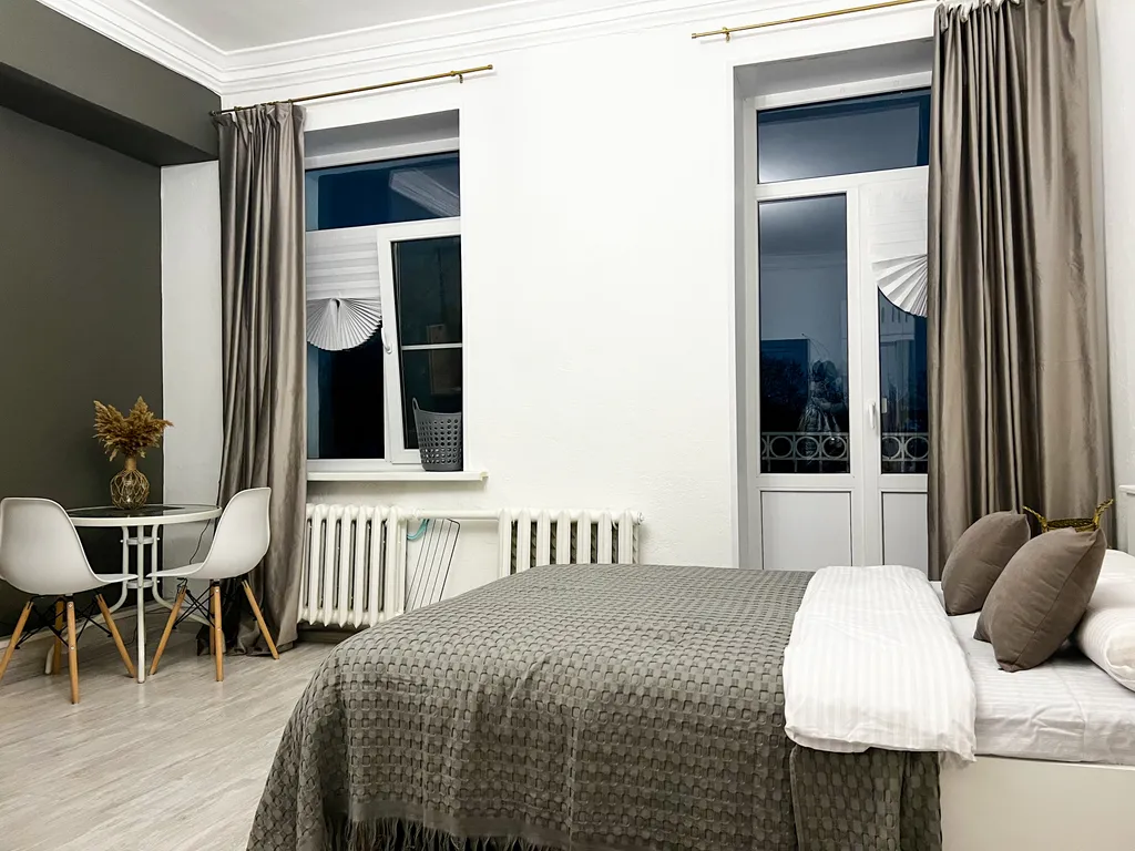 Студия однокомнатная на улице Большой Санкт-Петербургской, 24 м², Великий Новгород — спальня, фото 3