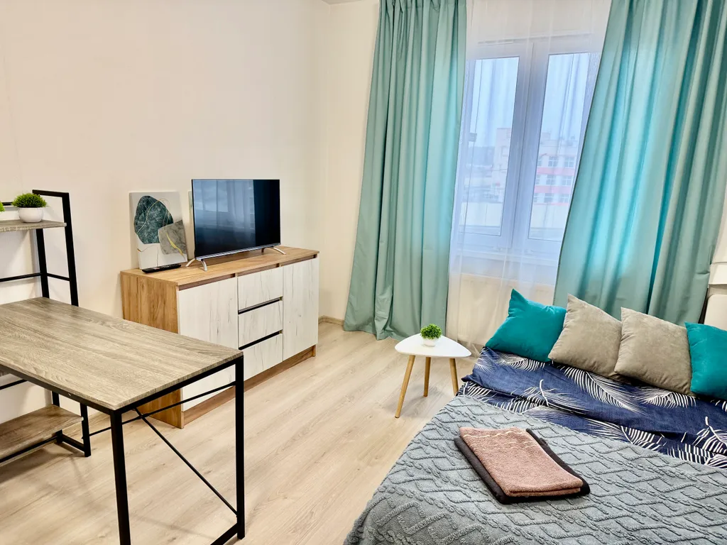 Студия однокомнатная в Академическом, 22 м², Екатеринбург — спальня, фото 7