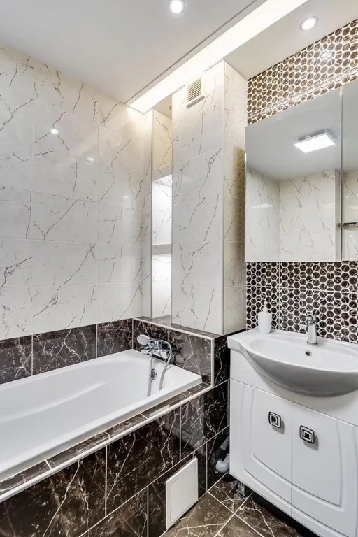 Квартира однокомнатная на улице Герасименко, 40 м², Ростов-на-Дону — ванная комната