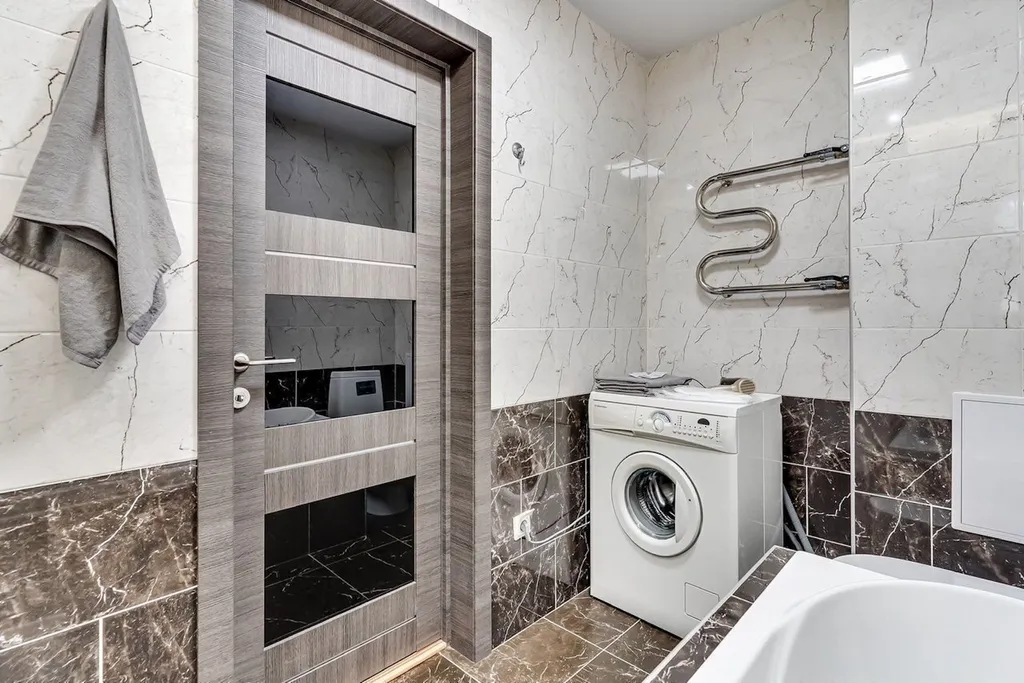 Квартира однокомнатная на улице Герасименко, 40 м², Ростов-на-Дону — ванная комната, фото 3
