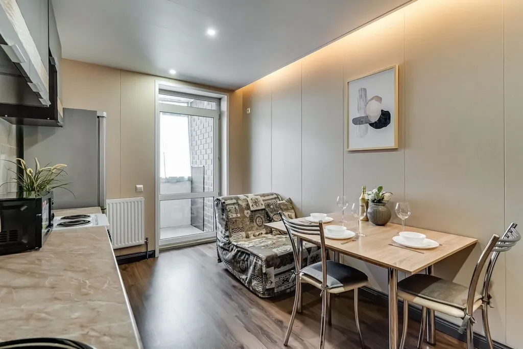 Квартира однокомнатная на улице Герасименко, 40 м², Ростов-на-Дону — кухня