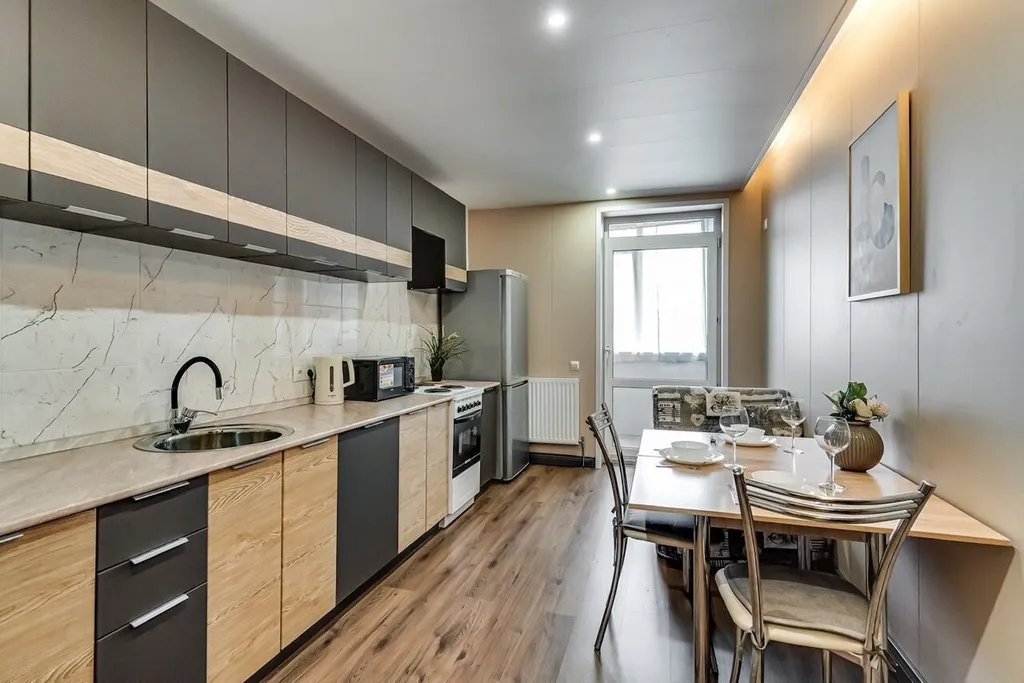 Квартира однокомнатная на улице Герасименко, 40 м², Ростов-на-Дону — кухня, фото 2
