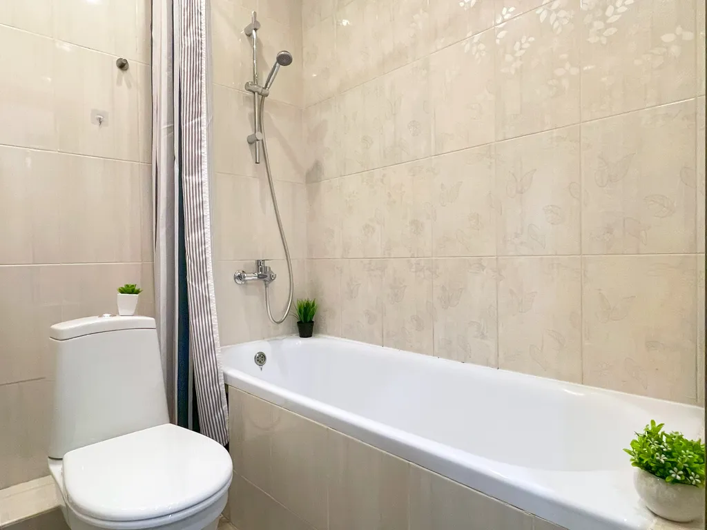 Квартира однокомнатная у метро Котельники, 40 м² — ванная комната, фото 4