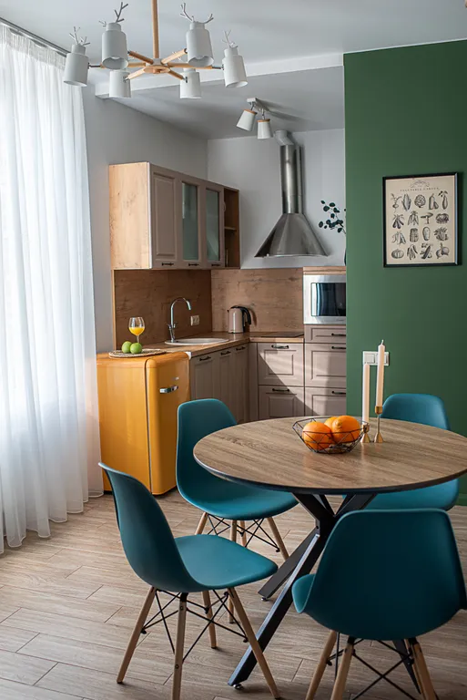 Квартира однокомнатная на улице Зеленой, 43 м², Светлогорск — кухня