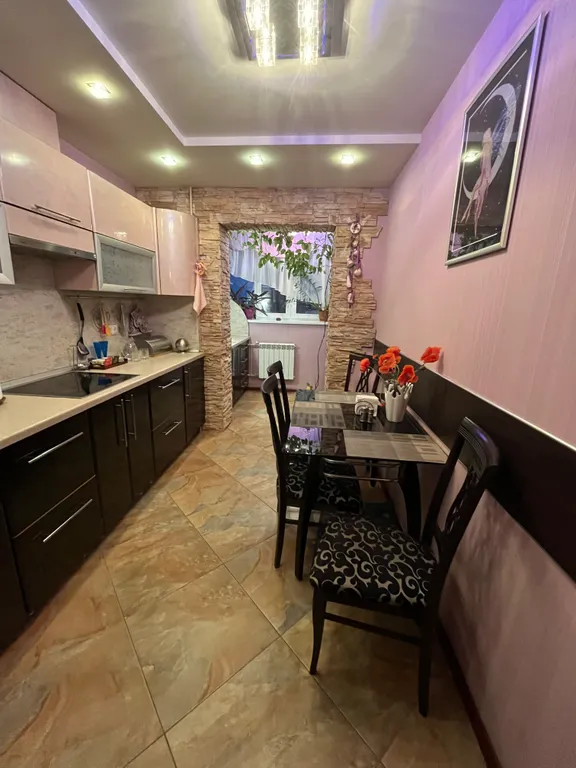 Квартира двухкомнатная в Канавинском, 56 м², Нижний Новгород — кухня, фото 2
