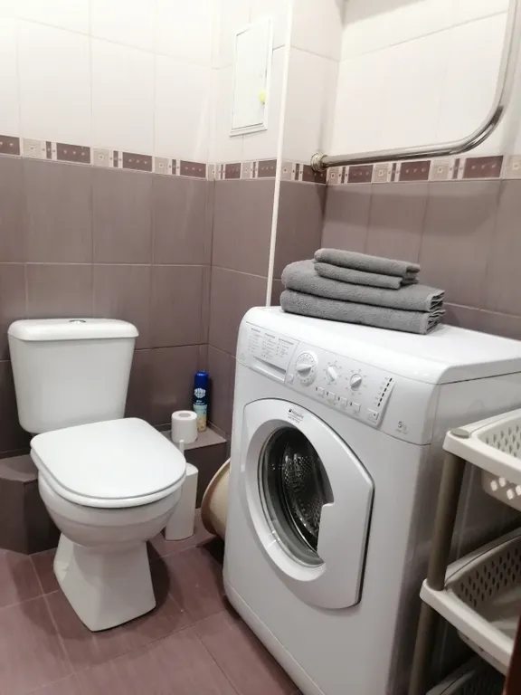 Студия однокомнатная в Куйбышевском, 26 м², Иркутск — ванная комната, фото 3